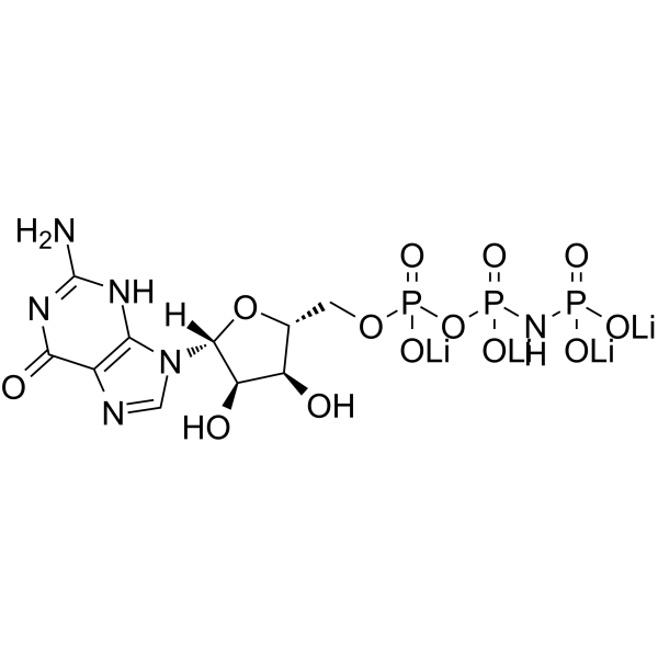 Guanylyl imidodiphosphate lithiump lithium) 64564-03-0